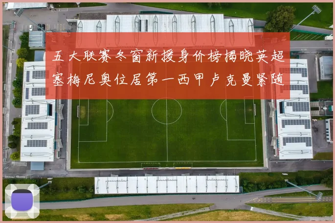 五大联赛冬窗新援身价榜揭晓英超塞梅尼奥位居第一西甲卢克曼紧随其后