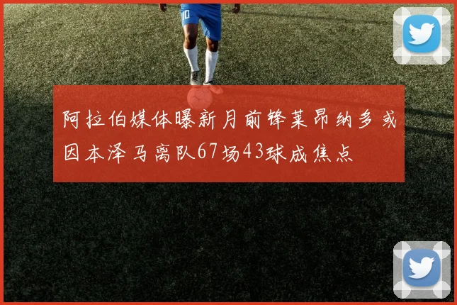 阿拉伯媒体曝新月前锋莱昂纳多或因本泽马离队67场43球成焦点